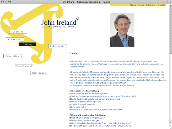 John Ireland - Coaching, Consulting, Training